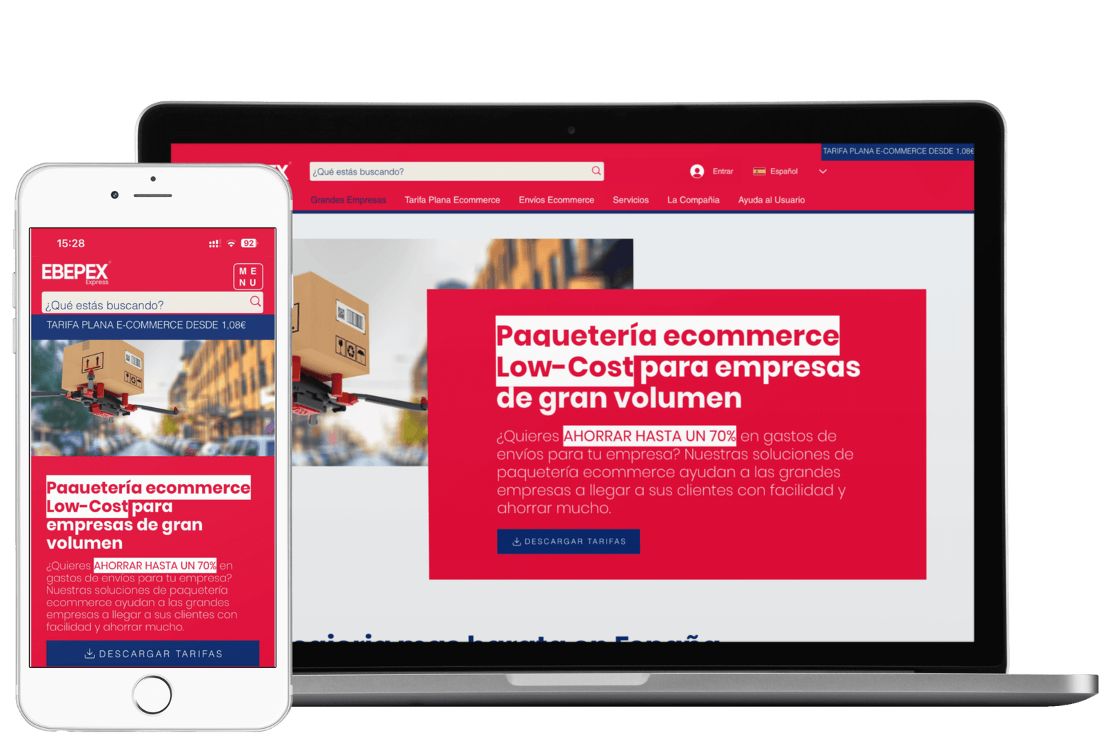 Spedire pacco ecommerce economico EBEPEX EXPRESS
