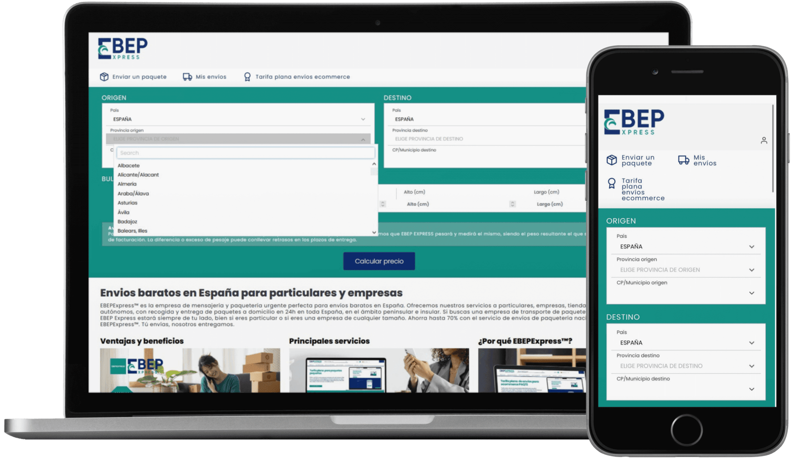 Ecommerce shipping software for small business EBEPEX EXPRESS